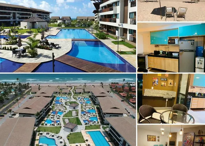 Luxuoso Flat 3 quartos, térreo, no Cupe Beach Living - beira mar de Porto de Galinhas